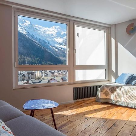 Modern Studio With Mont Blanc View And Pool Σαμονί Εξωτερικό φωτογραφία